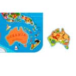 puzzle magnético mapamundi Janod