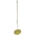 Columpio de plato con argolla para colgar
