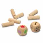 juego de mesa super six de madera