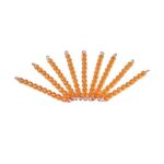 Set de 9 barras de 10 perlas doradas Montessori