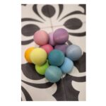 Bolitas arcoíris tonos pastel