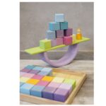 36 cubos en tonos pastel