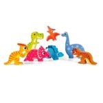 Puzzle de encajar dinosaurios