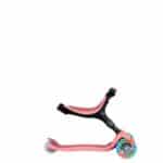 patinete globber 4 en 1 go up rosa pastel luces