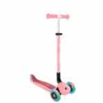 patinete evolutivo globber 4 en 1 go up rosa pastel luces
