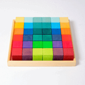 36 cubos arcoíris