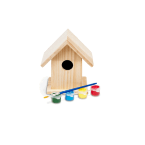 Casita de pájaros de madera
