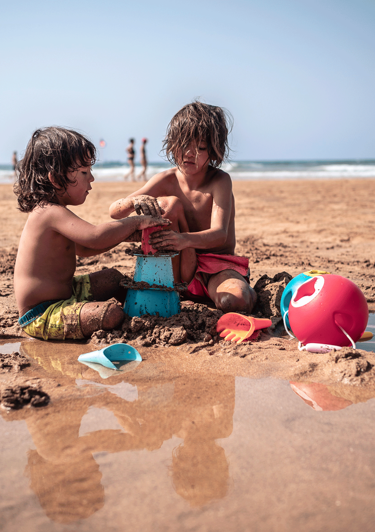 Juguetes de playa sostenibles