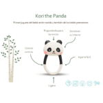 Mordedor de caucho panda Lanco