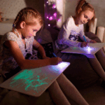 pizarra para pintar con rotulador fluorescente tamaño a4