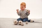 Set de bolas sensoriales con sonido de acero inoxidable