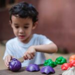 Surtido de verduras vegetales Plan toys con velcro y cuchillo de madera
