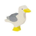 gaviota de madera