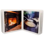 Libro de cartoné con imágenes reales de invierno nowordbooks fotografías