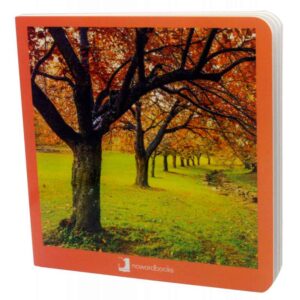 Libro de cartón con imágenes reales de otoño nowordbooks fotografías