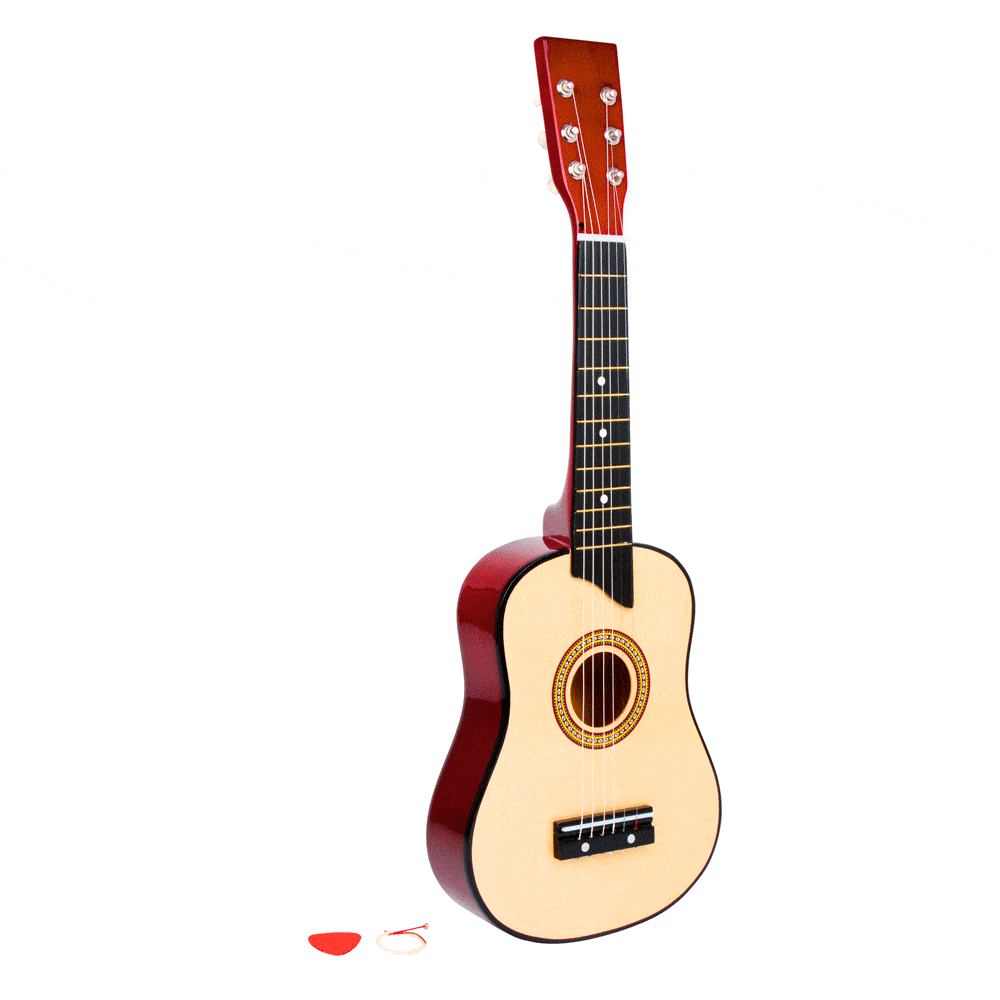 Guitarra natural Guitarra natural con púa