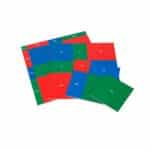 Tarjetas patrones raíz cuadrada montessori
