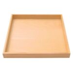 Bandeja de madera para 9 cubos de 1000 montessori