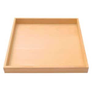 Bandeja de madera para 9 cubos de 1000 montessori