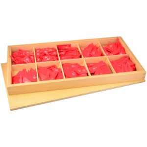 Caja de fracciones de 1/11 al 1/20 montessori
