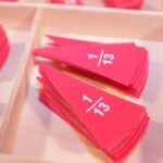 Caja de fracciones de 1/11 al 1/20 montessori