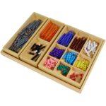 Juego de serpiente negativa montessori caja grande