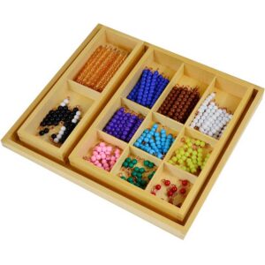 Juego de serpiente positiva montessori caja grande