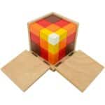 Cubo del trinomio algebraico montessori