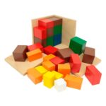 Cubo del trinomio algebraico montessori