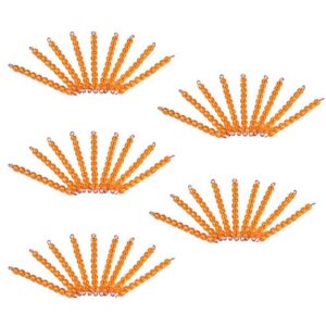 Set de 45 barras de 10 perlas doradas montessori