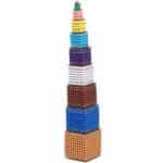 Set de cubos de perlas montessori