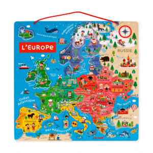 puzzle magnético europa