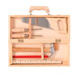 Caja de herramientas carpintero con 6 piezas