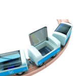 Imagen de Tren interurbano con vagón de Hape