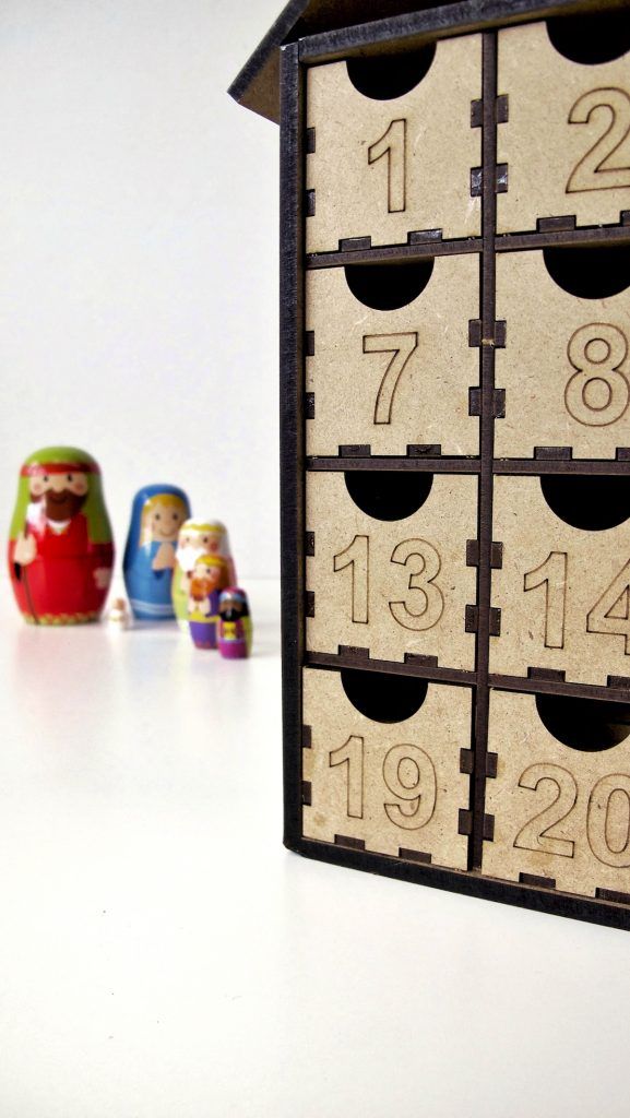 calendario de adviento y belén