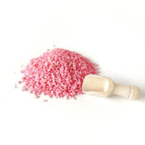 500 gr de arroz teñido de rosa