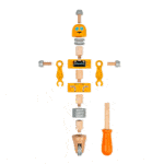 Robots de madera para construir