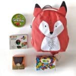 kit de viaje para niños a partir de 3 o 4 años con mochila
