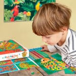 6 Láminas con diamantes autoadhesivos Tropicoanimo para decorar