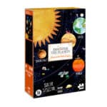 Puzzle Descubre los planetas fluorescente -200 piezas brilla en la oscuridad