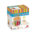 juego de memoria colorfind, buscar los colores en las puntas de los palos que aparezcan en el dado