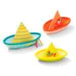 3 Barquitos de neopreno actividades con diferentes embudos