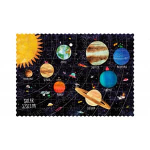 Puzzle de bolsillo Descubre los planetas-100 piezas Londji