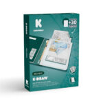 imagen del packaging de la Tableta de luz con plantillas Kidydraw Meli Melo