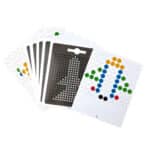 imagen de las tarjetas para reproducir de la Pizarra magnética 2 en 1 con tarjetas para reproducir