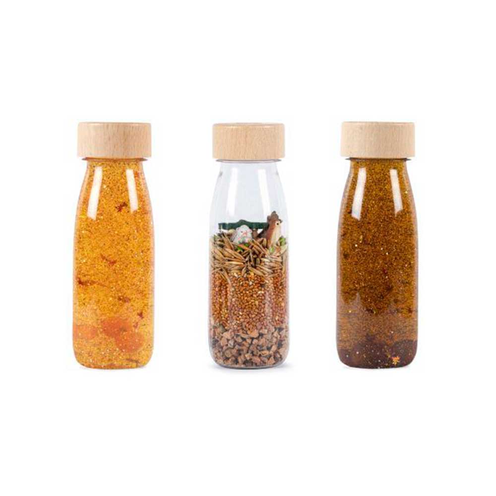 botellas-sensoriales-woodland Set de tres botellas sensoriales Woodland - Imagen 1