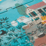 puzzle de 100 piezas Tea by the sea
