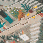 puzzle de 100 piezas Tea by the sea