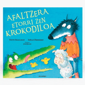 afalztera etorri zen krokodiloa