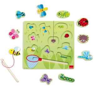 Puzzle de insectos para pescar con imán Goula